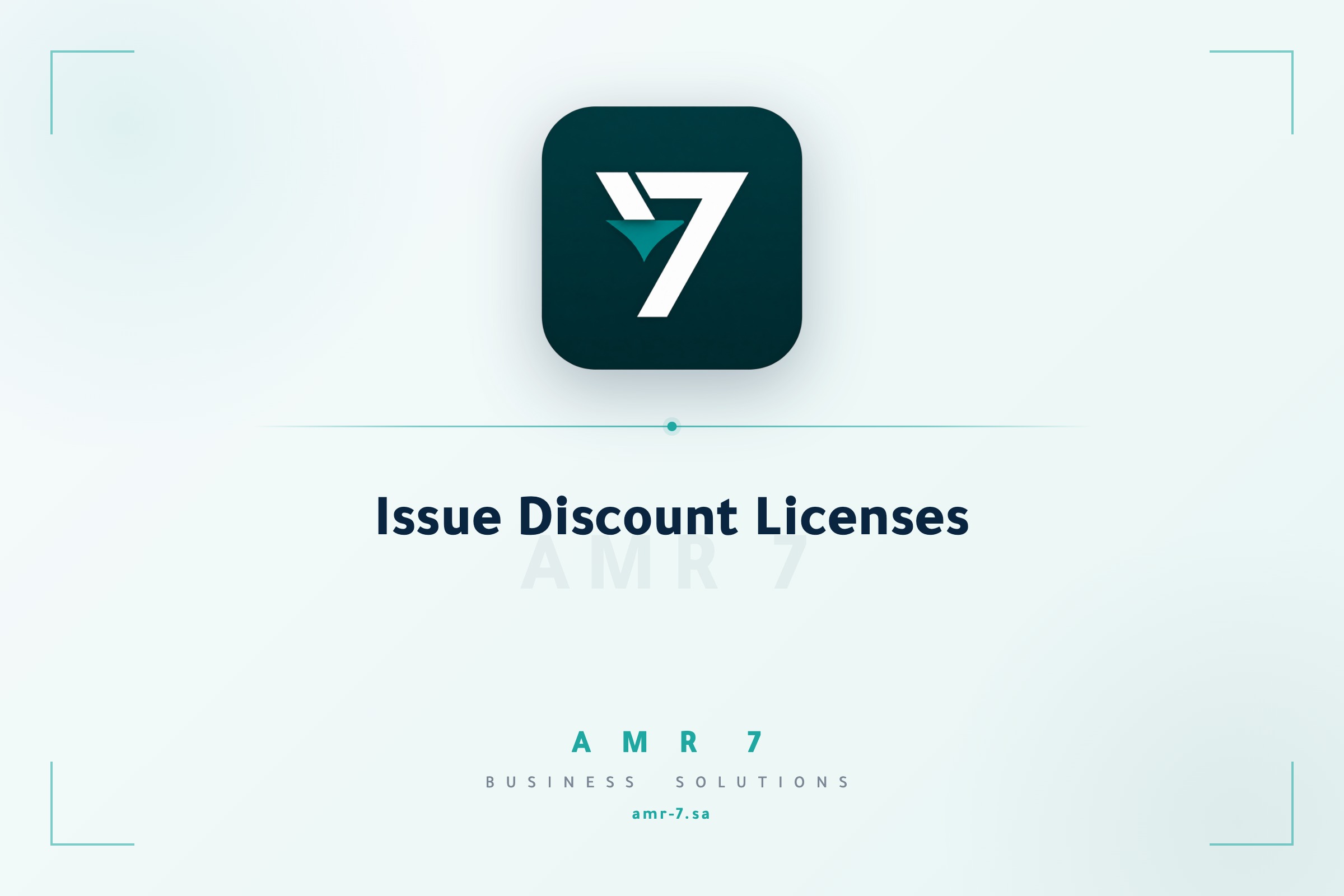 Issue Discount Licenses